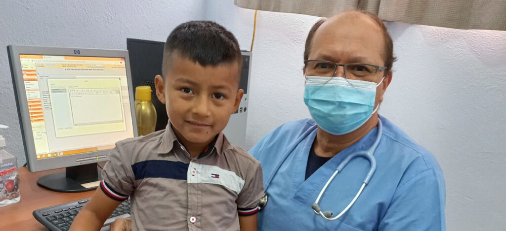 Dr Rivas with Patient in Tactic